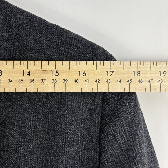 Vintage Mens Overcoat M Gray 60s John Gregory Union burgundy lining Wool blend - Picture 16 of 17